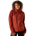Red Ochre - Side - Regatta Womens-Ladies Heidy Fluffy Full Zip Fleece Jacket