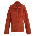 Red Ochre - Front - Regatta Womens-Ladies Heidy Fluffy Full Zip Fleece Jacket