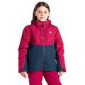 Berry Pink-Moonlight Denim - Lifestyle - Dare 2B Childrens-Kids Impose IV Ski Jacket
