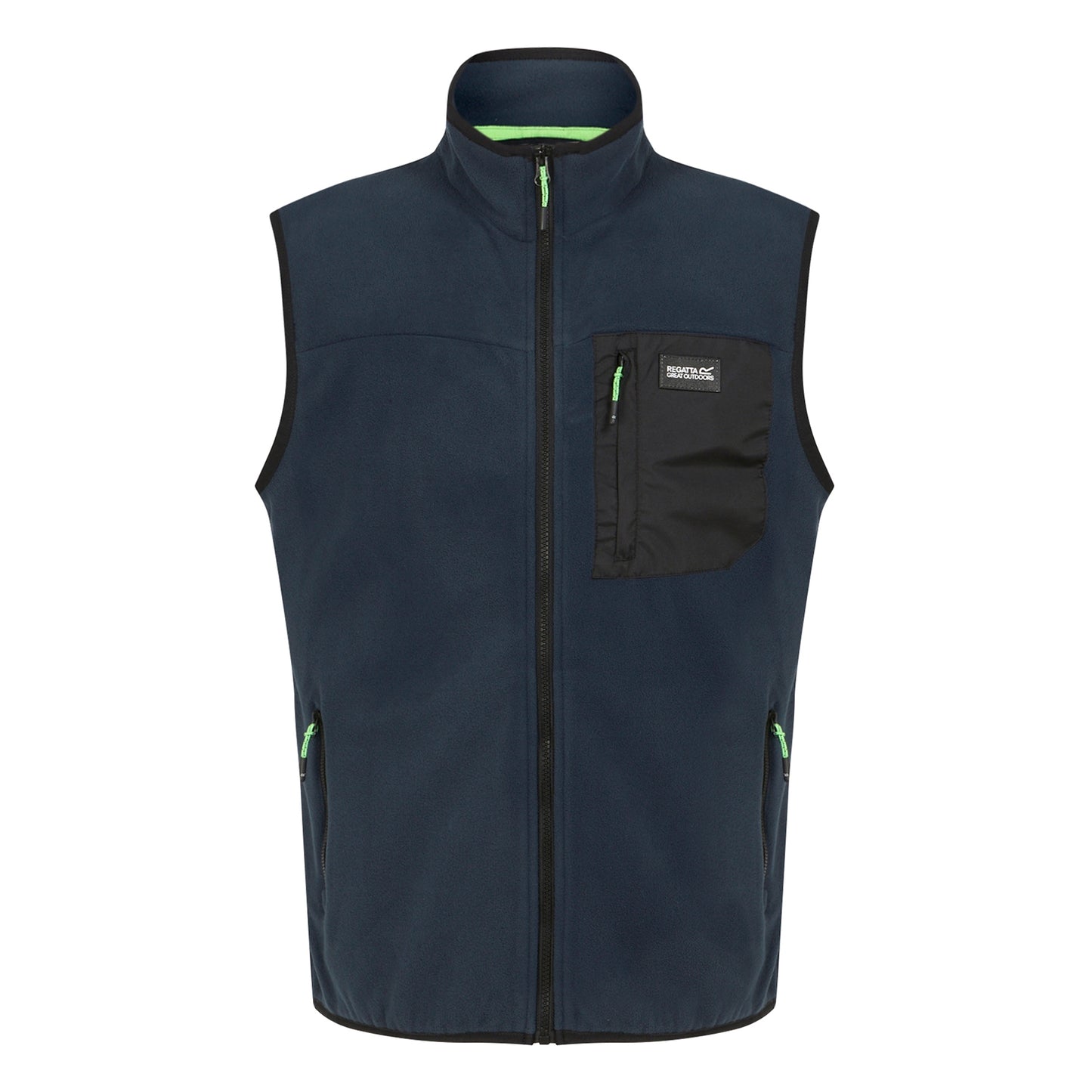 Navy - Front - Regatta Mens Frankie Fleece Gilet