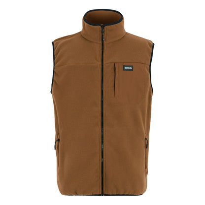 Nut Brown - Front - Regatta Mens Frankie Fleece Gilet