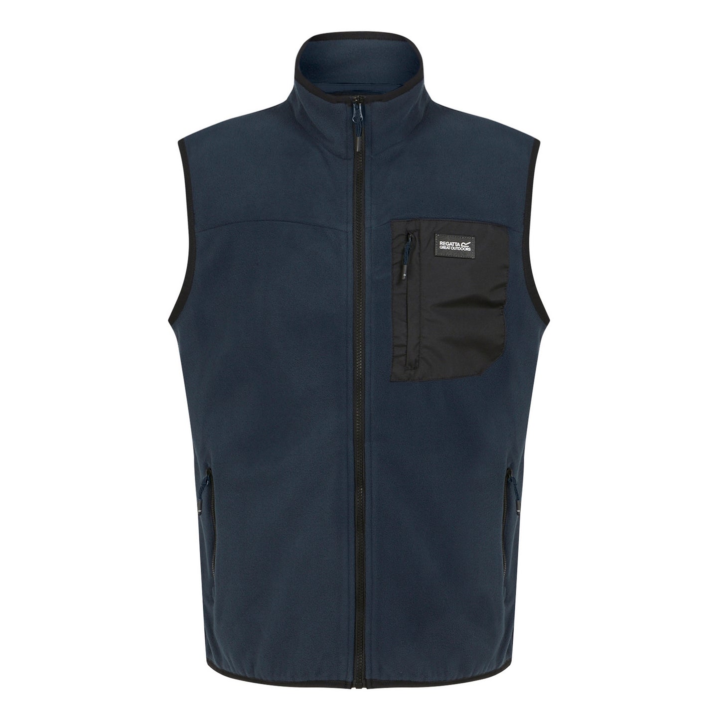 Navy Blue - Front - Regatta Mens Frankie Fleece Gilet
