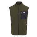 Dark Khaki - Side - Regatta Mens Frankie Fleece Gilet