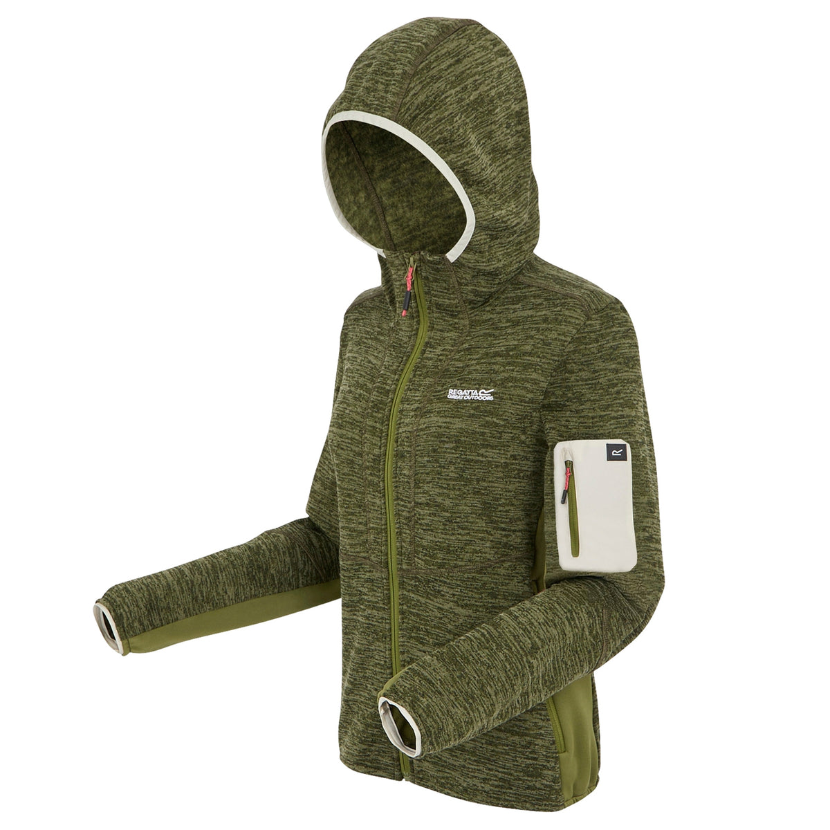 Nephrite Green - Side - Regatta Womens-Ladies Kemilia Fleece Jacket