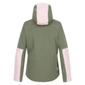 Olivine Green-Crystal Rose - Back - Dare 2B Womens-Ladies Assert Waterproof Jacket