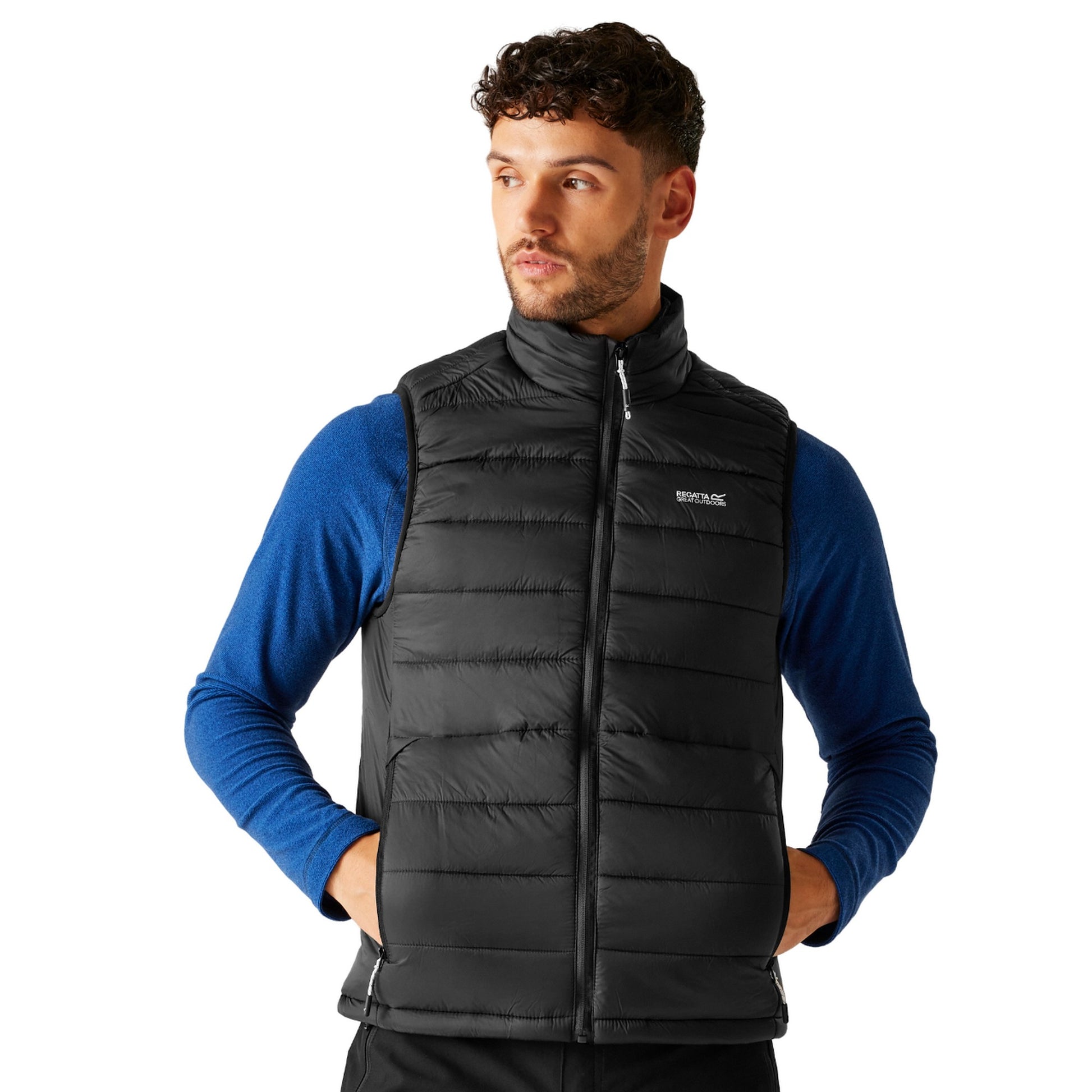 Black - Side - Regatta Mens Volter II Heated Gilet