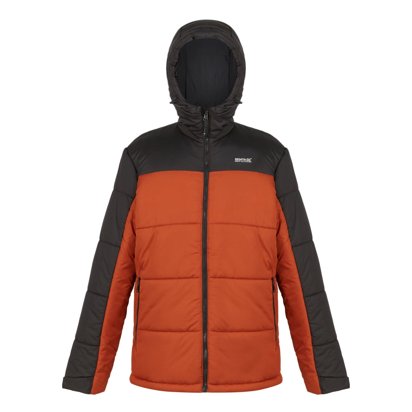 Burnt Copper-Ash - Front - Regatta Mens Nevado VII Insulated Padded Jacket
