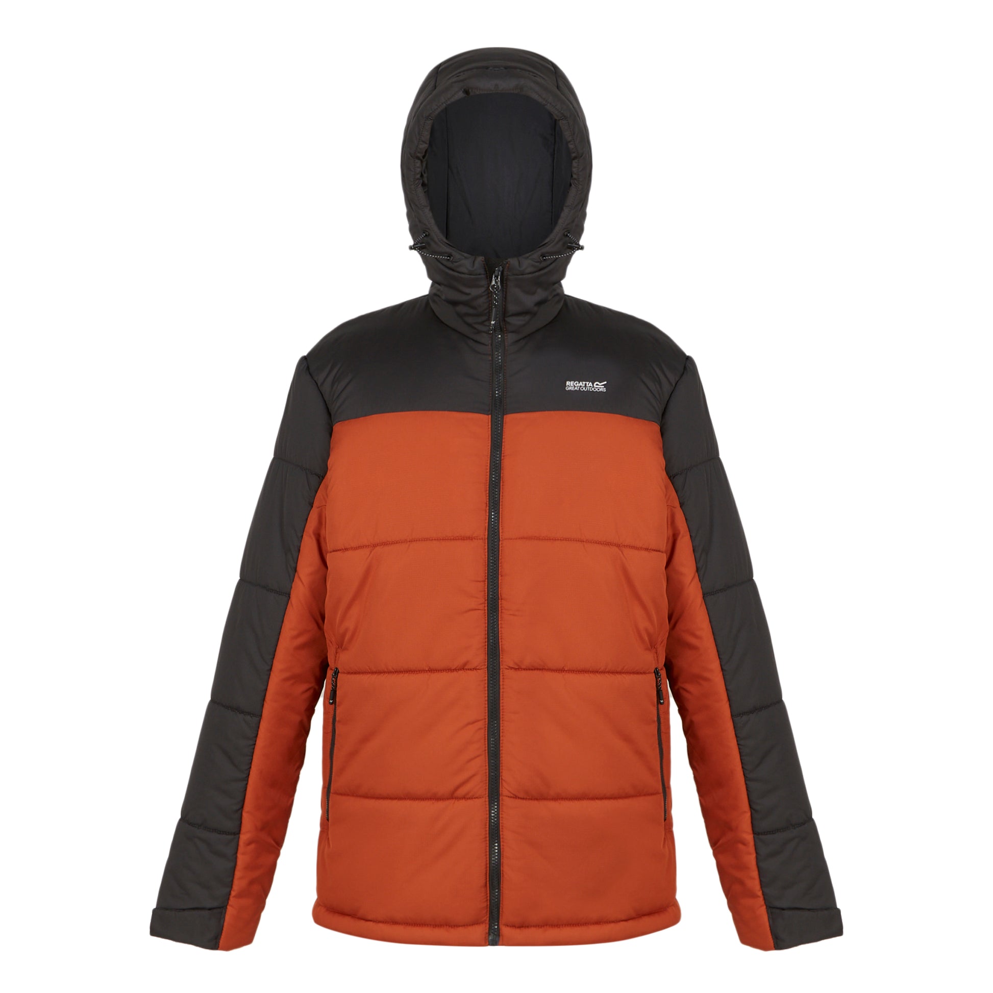 Burnt Copper-Ash - Front - Regatta Mens Nevado VII Insulated Padded Jacket