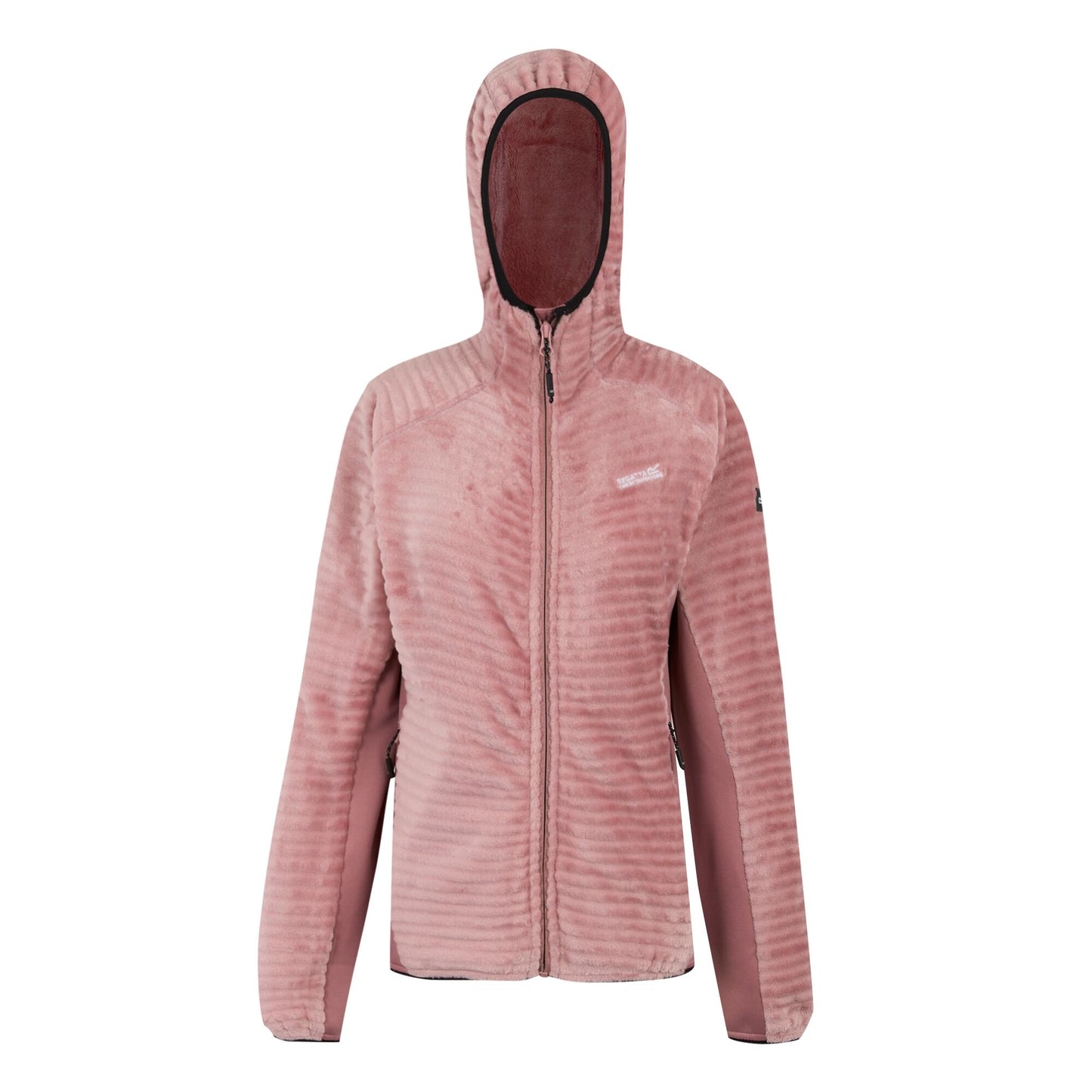 Dusty Rose - Front - Regatta Womens-Ladies Endra Hooded Fleece Jacket
