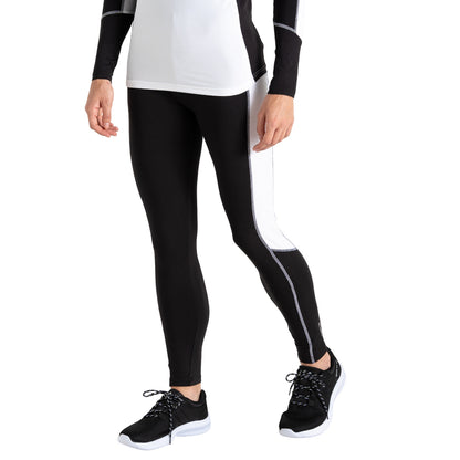 Black-White - Lifestyle - Dare 2B Womens-Ladies Exchange III Fair Isle Base Layer Set