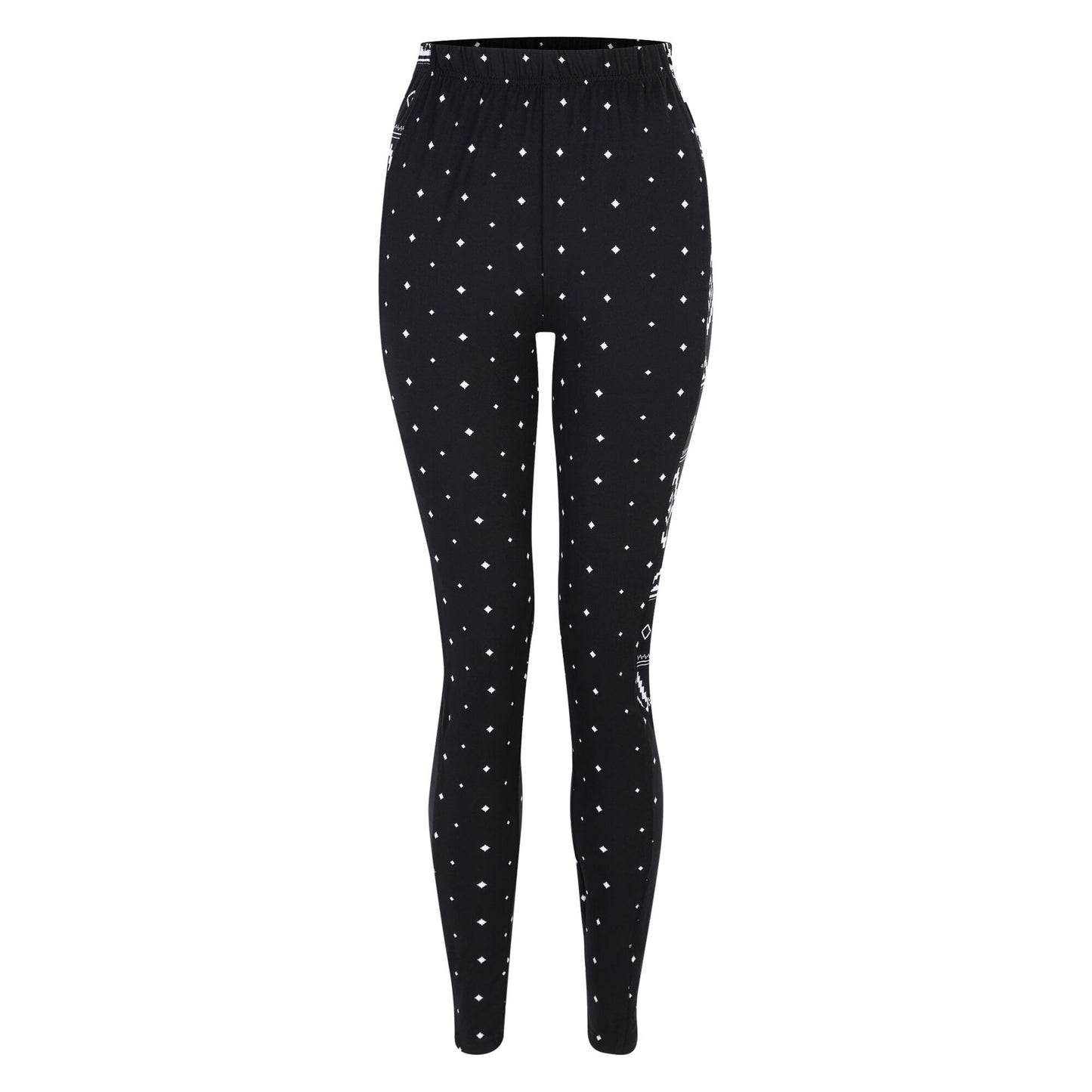 Black - Pack Shot - Dare 2B Womens-Ladies Exchange III Fair Isle Base Layer Set