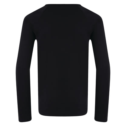 Black - Back - Dare 2B Childrens-Kids Elate III Base Layer Set