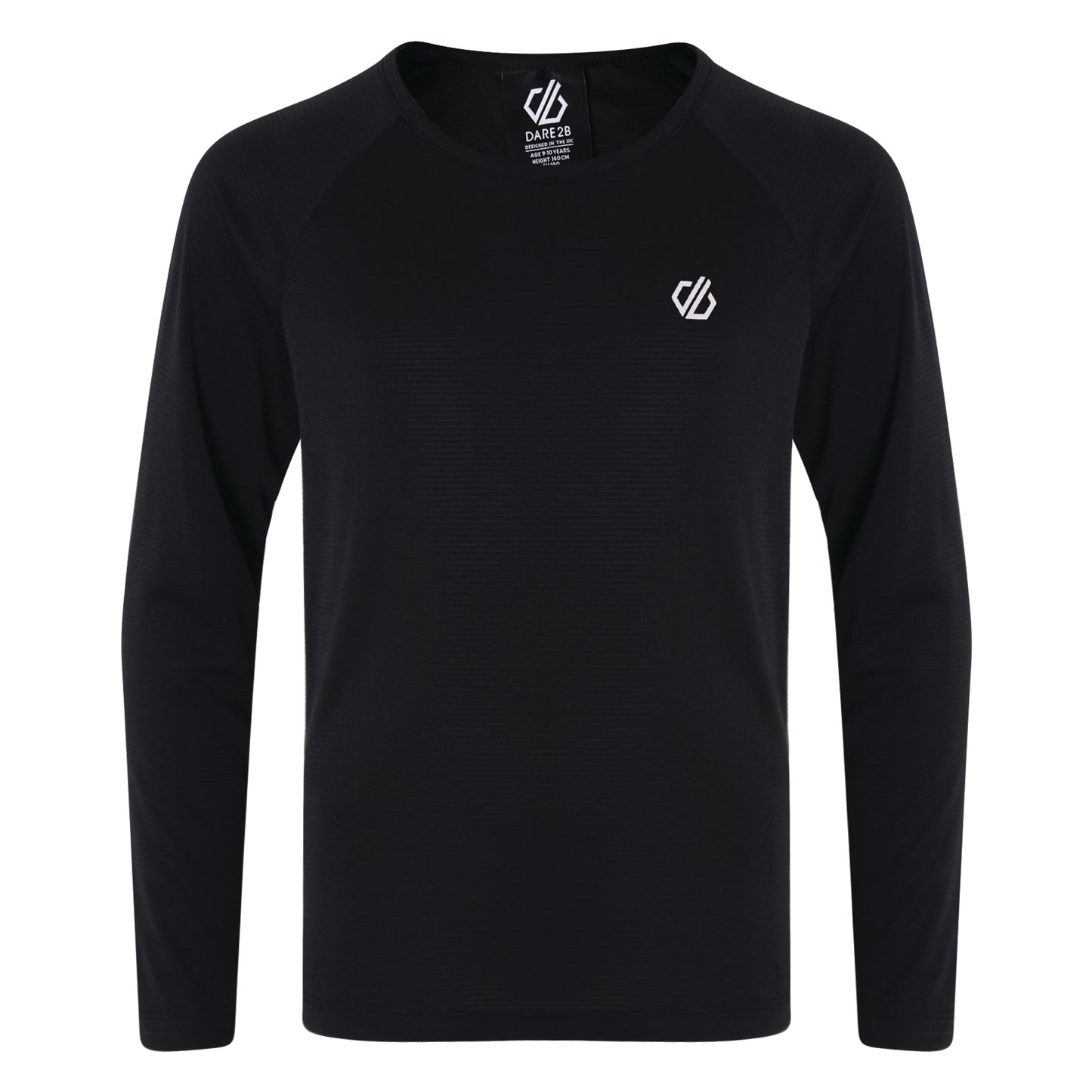 Black - Side - Dare 2B Childrens-Kids Elate III Base Layer Set