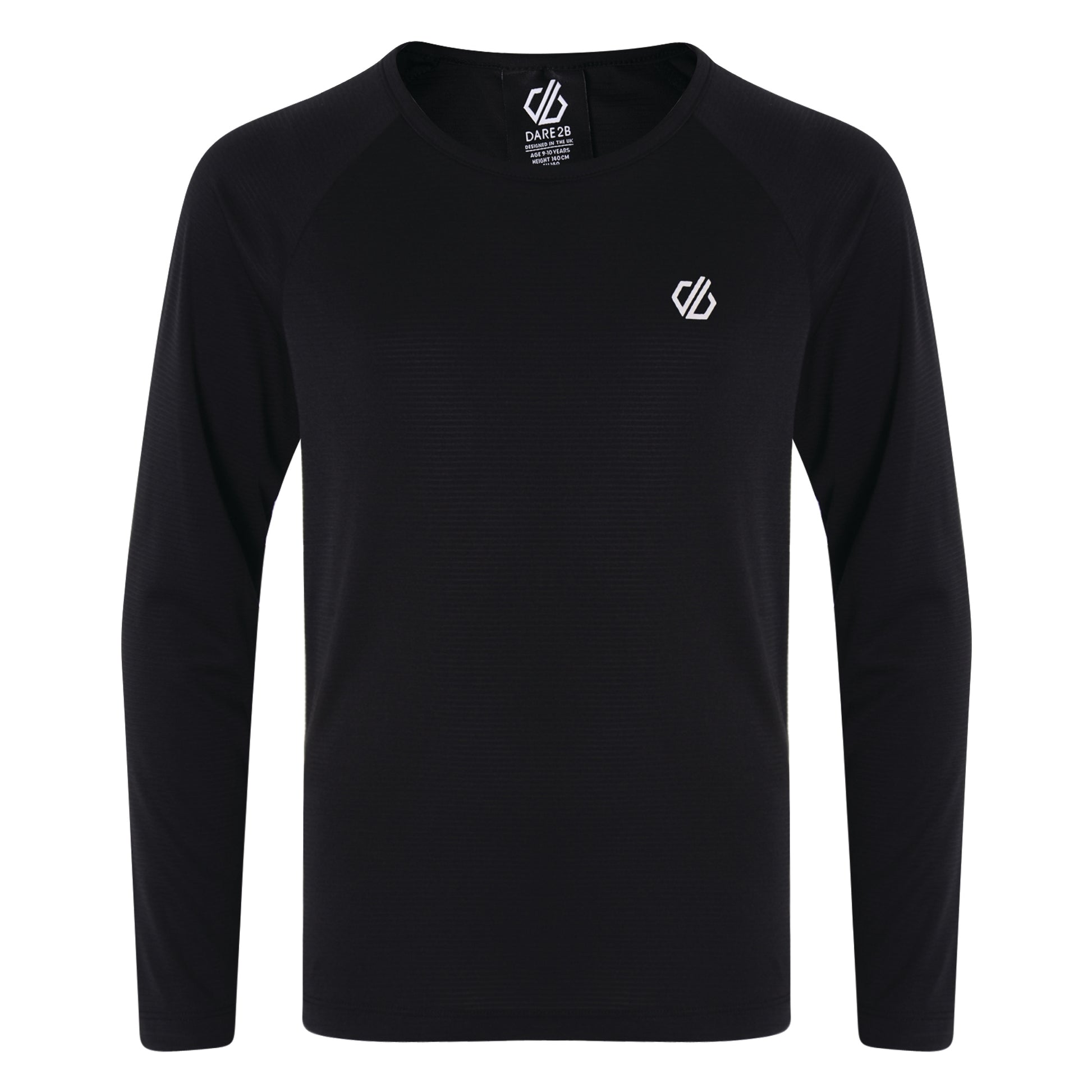 Black - Side - Dare 2B Childrens-Kids Elate III Base Layer Set