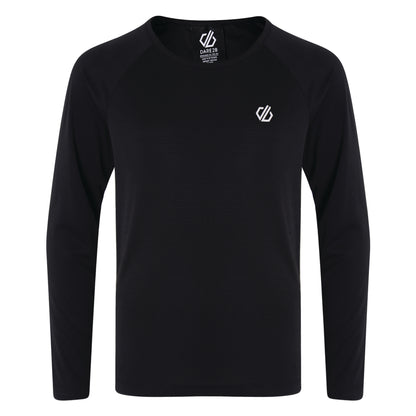 Black - Side - Dare 2B Childrens-Kids Elate III Base Layer Set