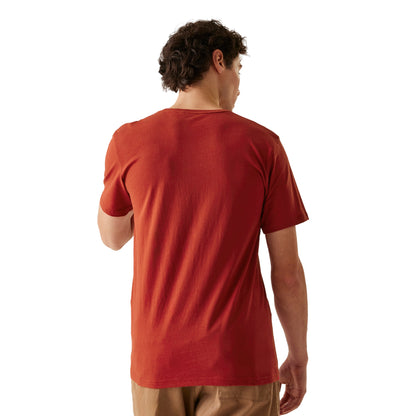 Red Ochre - Lifestyle - Regatta Mens Cline IX Explore Scenery T-Shirt