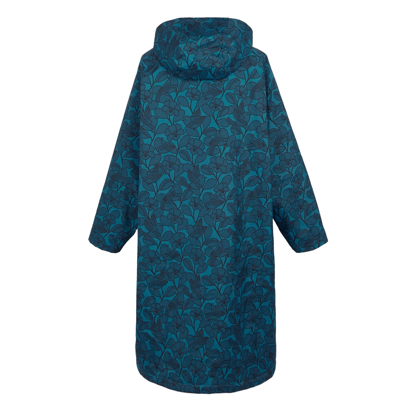 Blue - Back - Regatta Womens-Ladies Orla Kiely Birdy Changing Robe