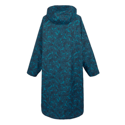 Blue - Back - Regatta Womens-Ladies Orla Kiely Birdy Changing Robe