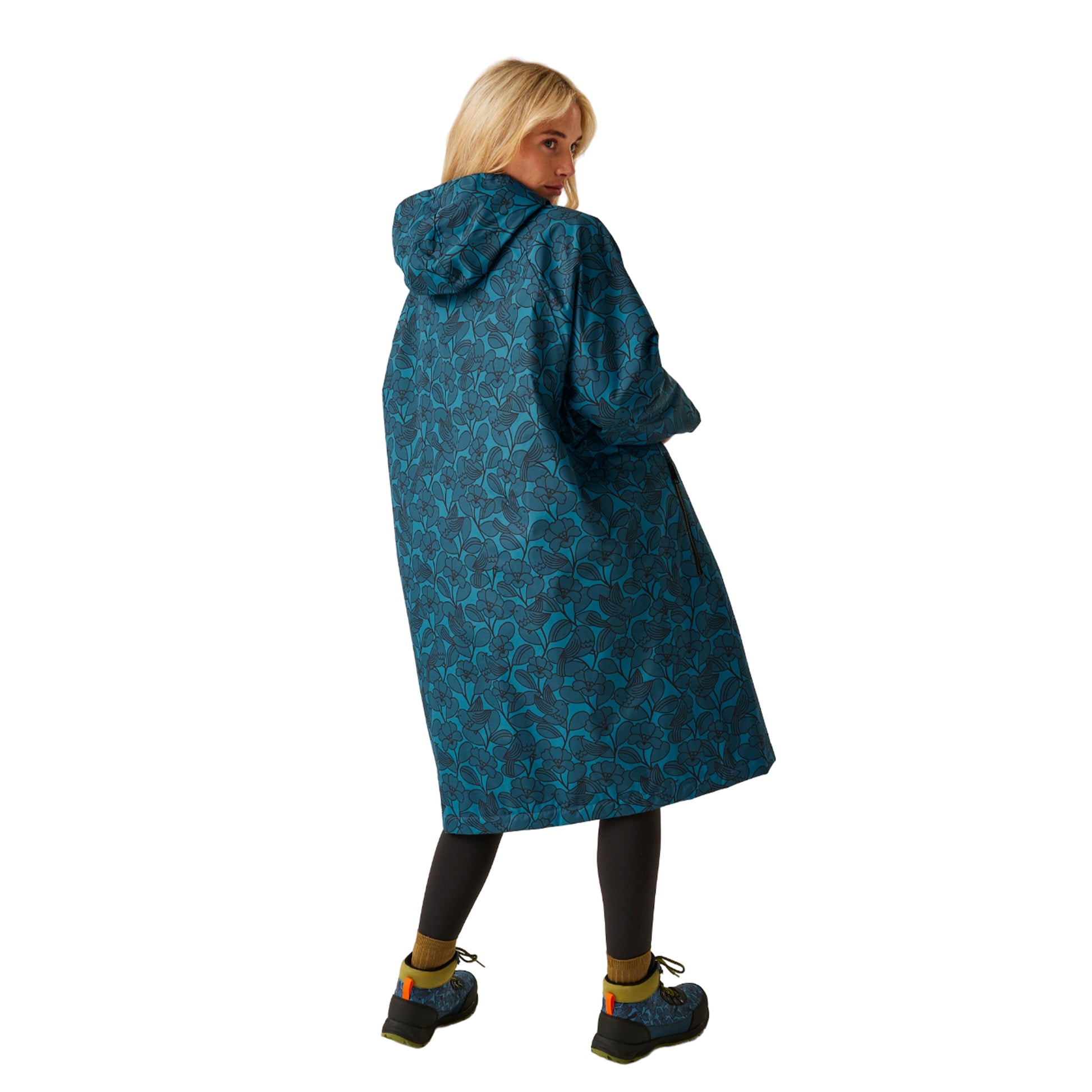 Blue - Lifestyle - Regatta Womens-Ladies Orla Kiely Birdy Changing Robe