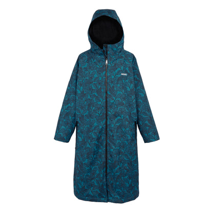 Blue - Front - Regatta Womens-Ladies Orla Kiely Birdy Changing Robe