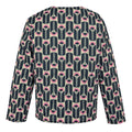 Black - Back - Regatta Womens-Ladies Orla Kiely Tall Flowers Quilted Summer Jacket