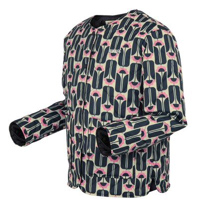 Black - Side - Regatta Womens-Ladies Orla Kiely Tall Flowers Quilted Summer Jacket