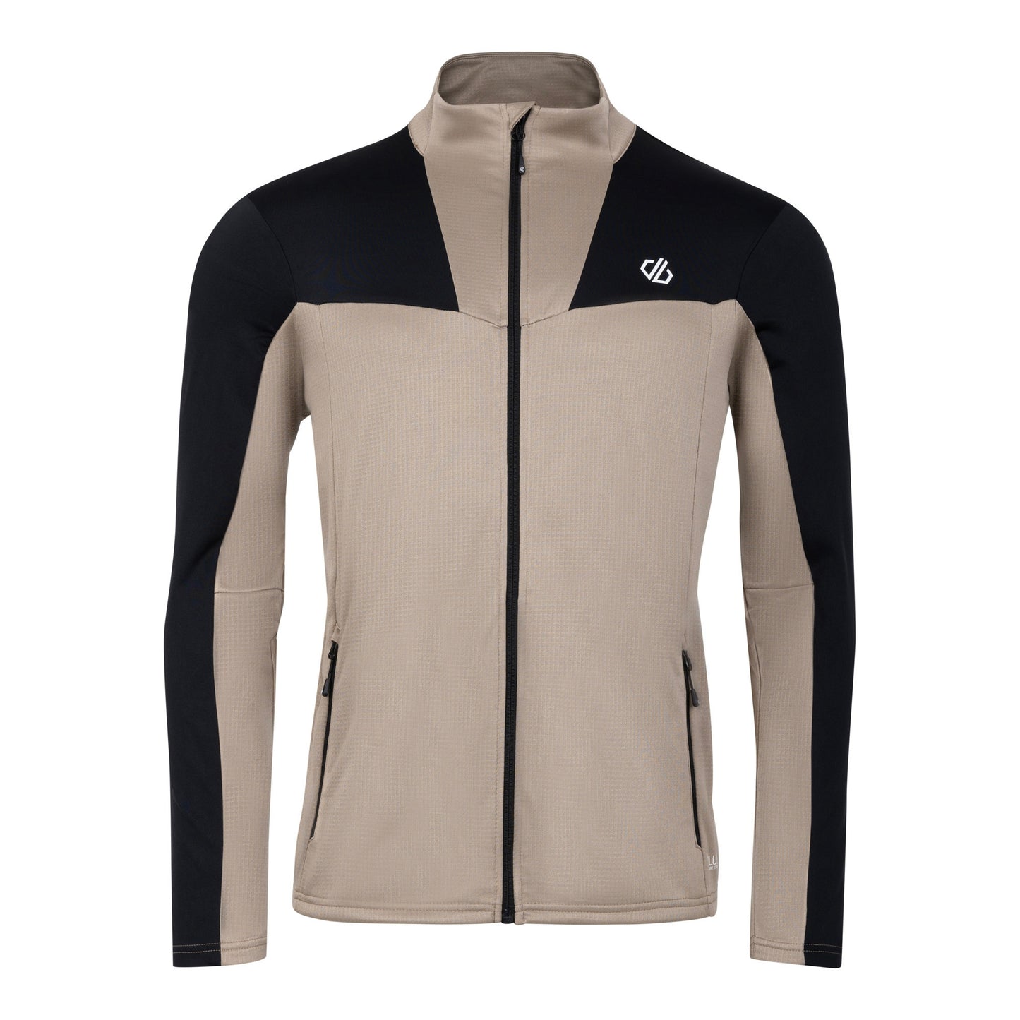 Clay-Black - Front - Dare 2B Mens Substratum II Core Stretch Midlayer