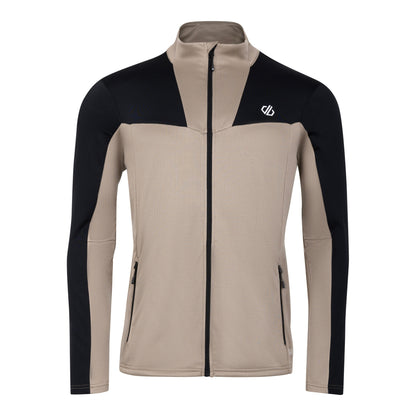 Clay-Black - Front - Dare 2B Mens Substratum II Core Stretch Midlayer