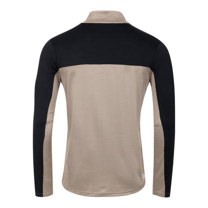 Clay-Black - Back - Dare 2B Mens Substratum II Core Stretch Midlayer