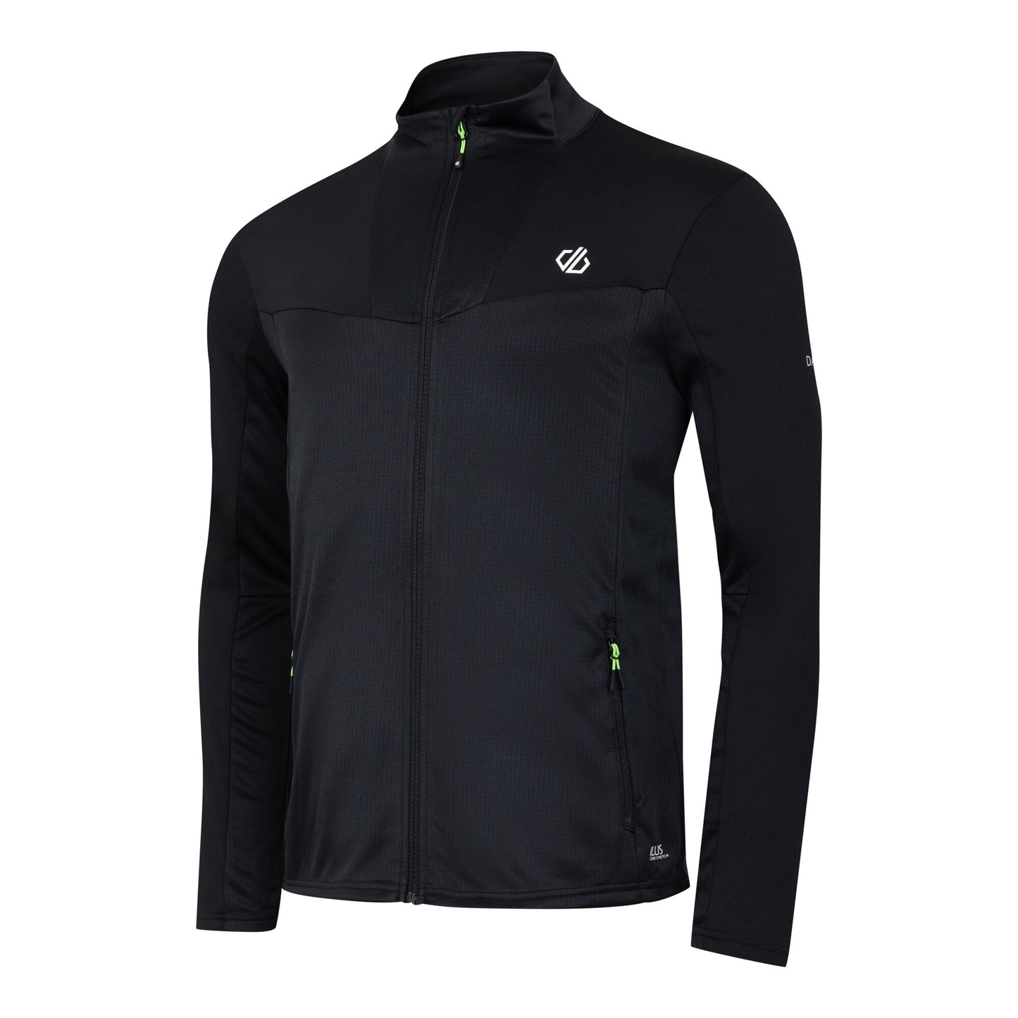 Black - Side - Dare 2B Mens Substratum II Core Stretch Midlayer