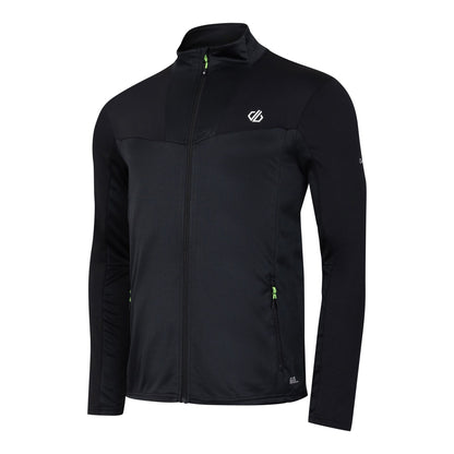 Black - Side - Dare 2B Mens Substratum II Core Stretch Midlayer