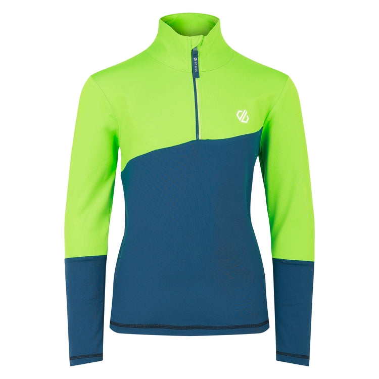 Green Flash-Moonlight Denim - Front - Dare 2B Childrens-Kids Formate III Core Stretch Midlayer
