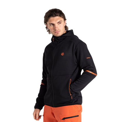 Black - Lifestyle - Dare 2B Mens Camber Core Stretch Midlayer