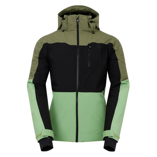 Olivine Green-Black - Front - Dare 2B Mens Edge II Ski Jacket