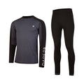 Black-Ebony - Front - Dare 2B Mens Exchange III Base Layer Set
