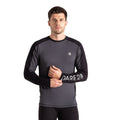 Black-Ebony - Back - Dare 2B Mens Exchange III Base Layer Set