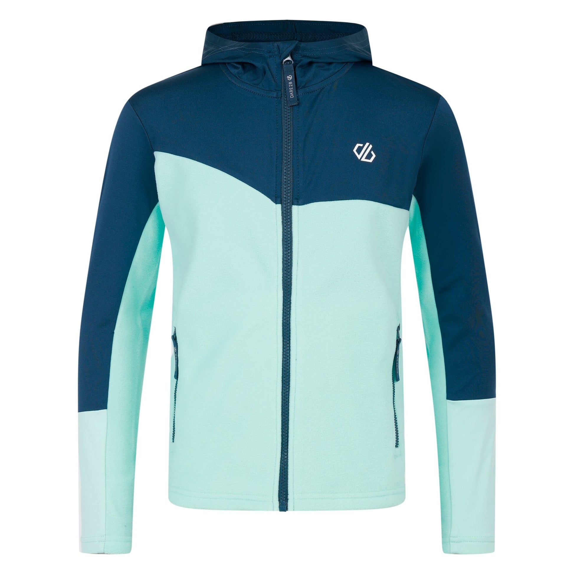 Water Ballet-Moonlight Denim - Front - Dare 2B Childrens-Kids Thriving III Core Stretch Midlayer