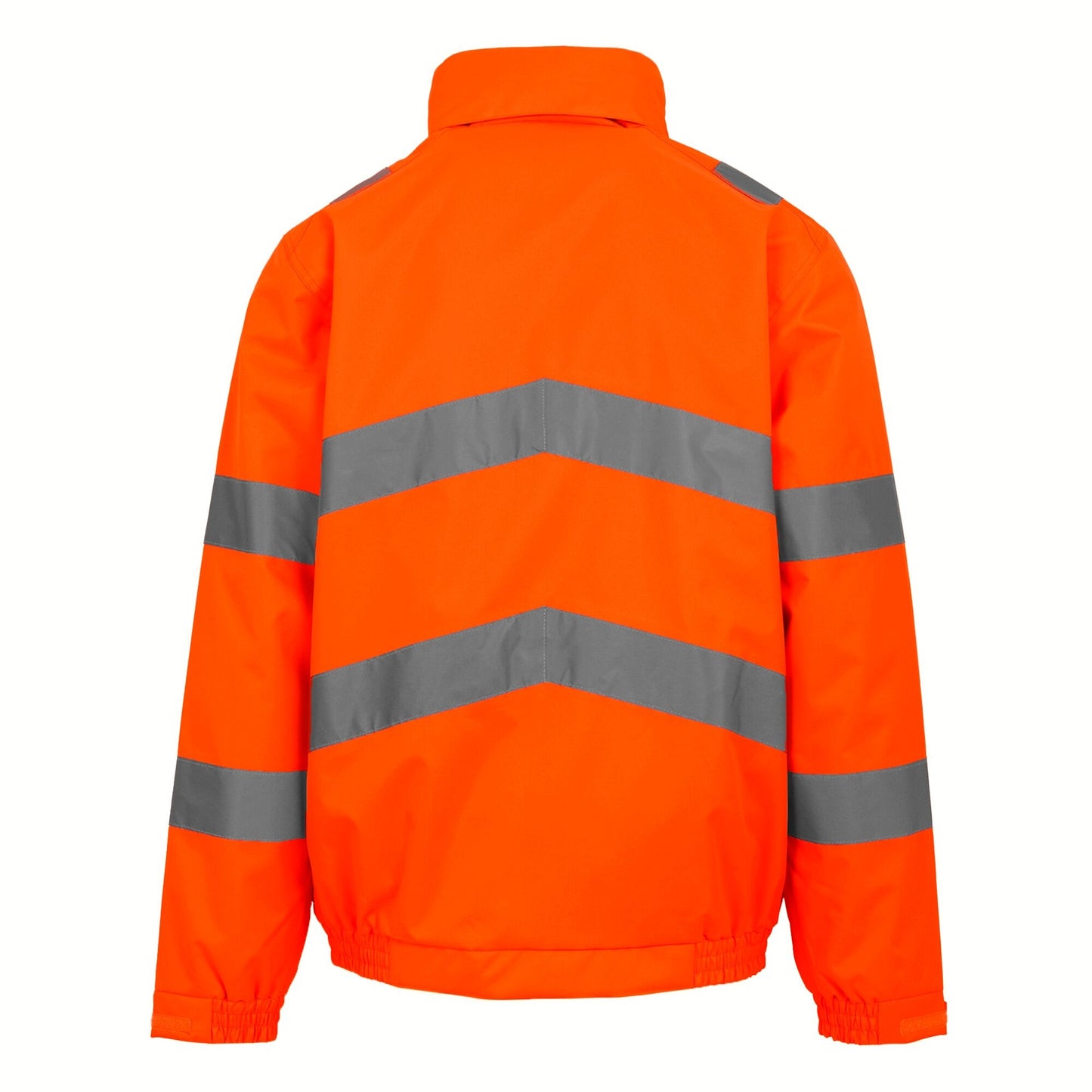 Orange - Back - Regatta Professional Mens Pro Contract Dover Hi-Vis Jacket