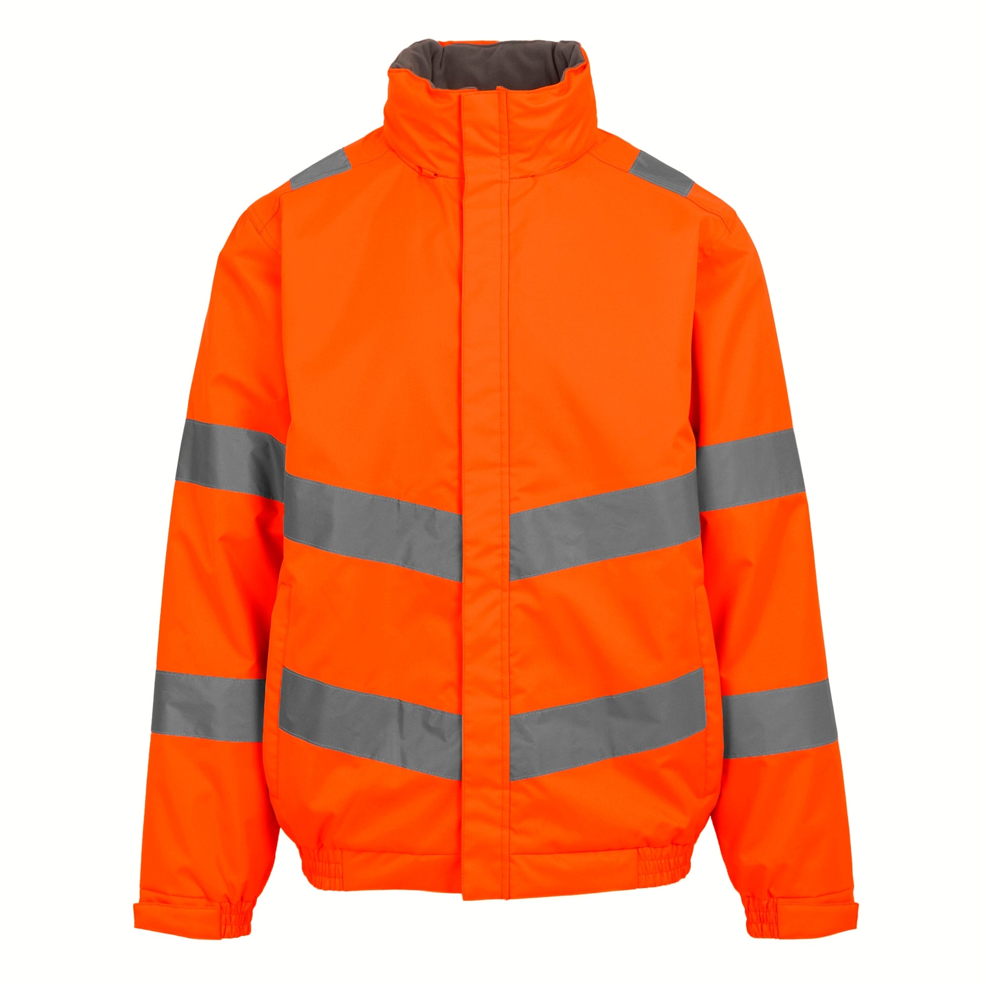 Orange - Front - Regatta Professional Mens Pro Contract Dover Hi-Vis Jacket