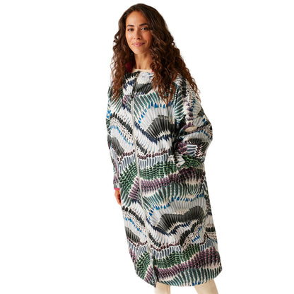 White-Multicoloured - Side - Regatta Unisex Adult Lebosc Prete Moi Ta Plume Christian Lacroix Changing Robe
