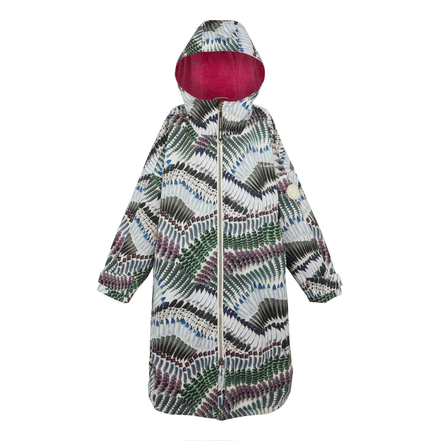 White-Multicoloured - Front - Regatta Unisex Adult Lebosc Prete Moi Ta Plume Christian Lacroix Changing Robe