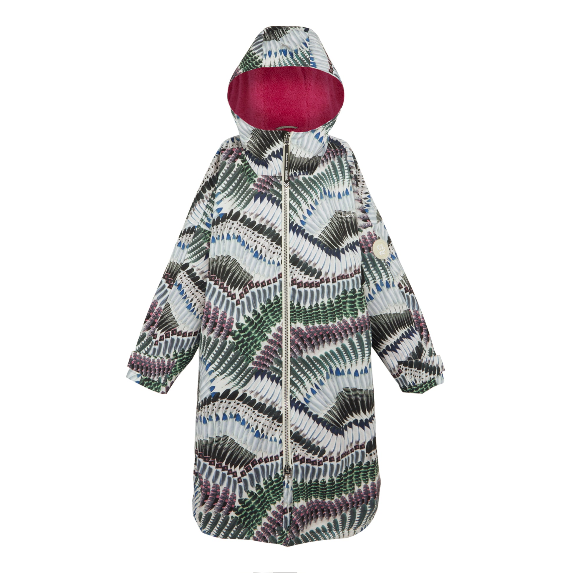 White-Multicoloured - Front - Regatta Unisex Adult Lebosc Prete Moi Ta Plume Christian Lacroix Changing Robe