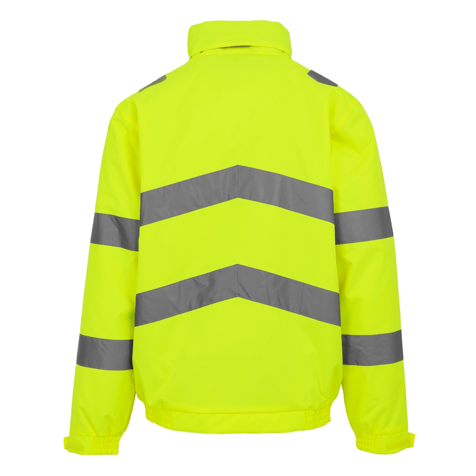 Yellow - Back - Regatta Professional Mens Pro Contract Dover Hi-Vis Jacket