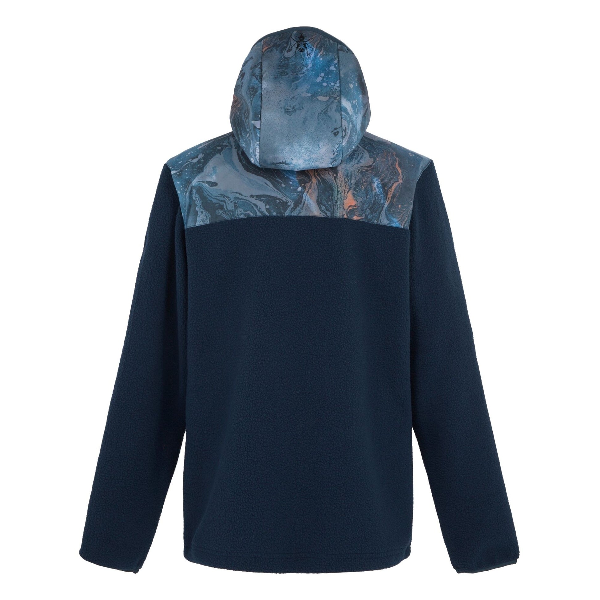 Navy - Back - Regatta Mens Christian Lacroix Valensoles Fleece Jacket