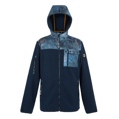Navy - Front - Regatta Mens Christian Lacroix Valensoles Fleece Jacket
