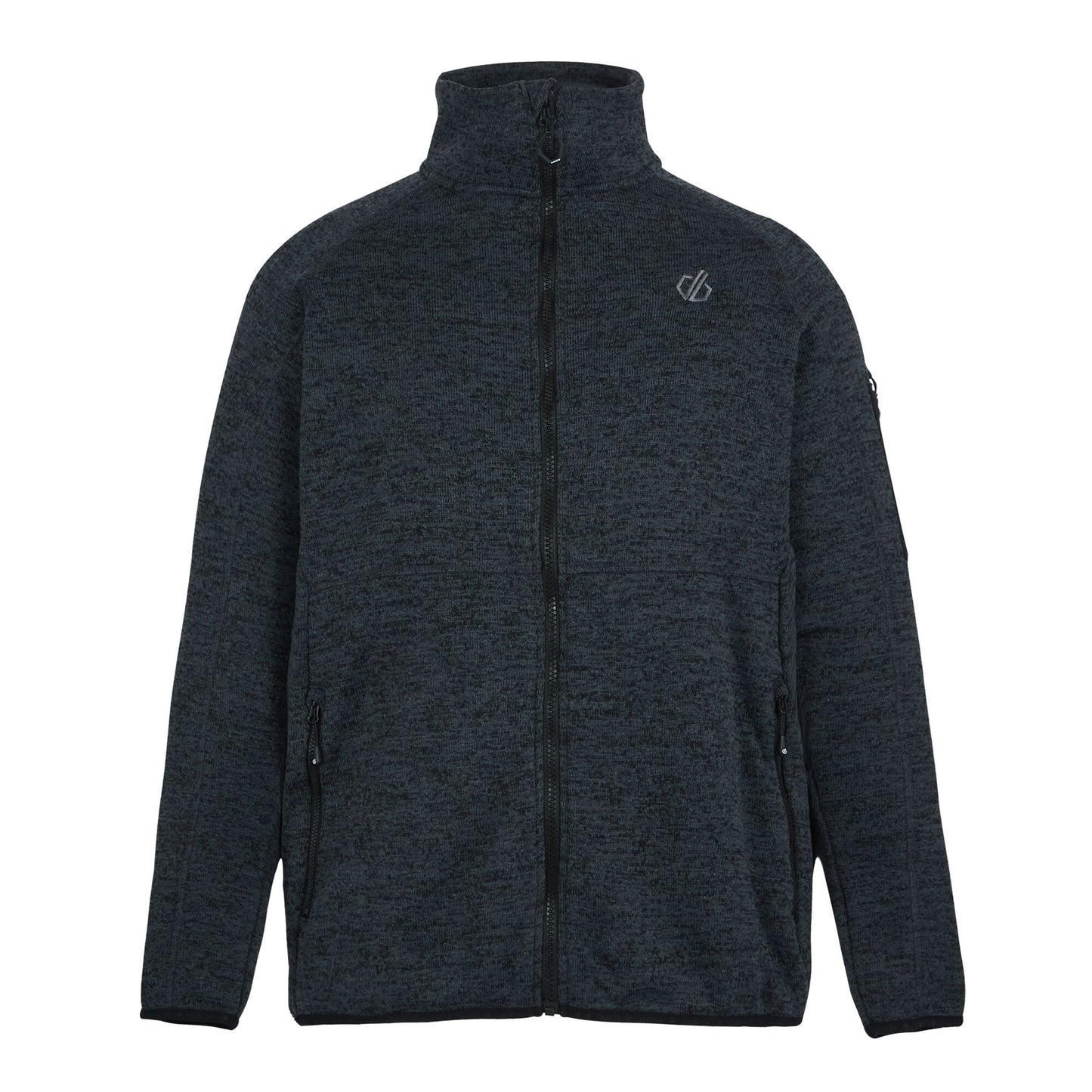 Black-Black - Front - Dare 2B Mens Torrek Mountain Series Thermal Fleece Jacket