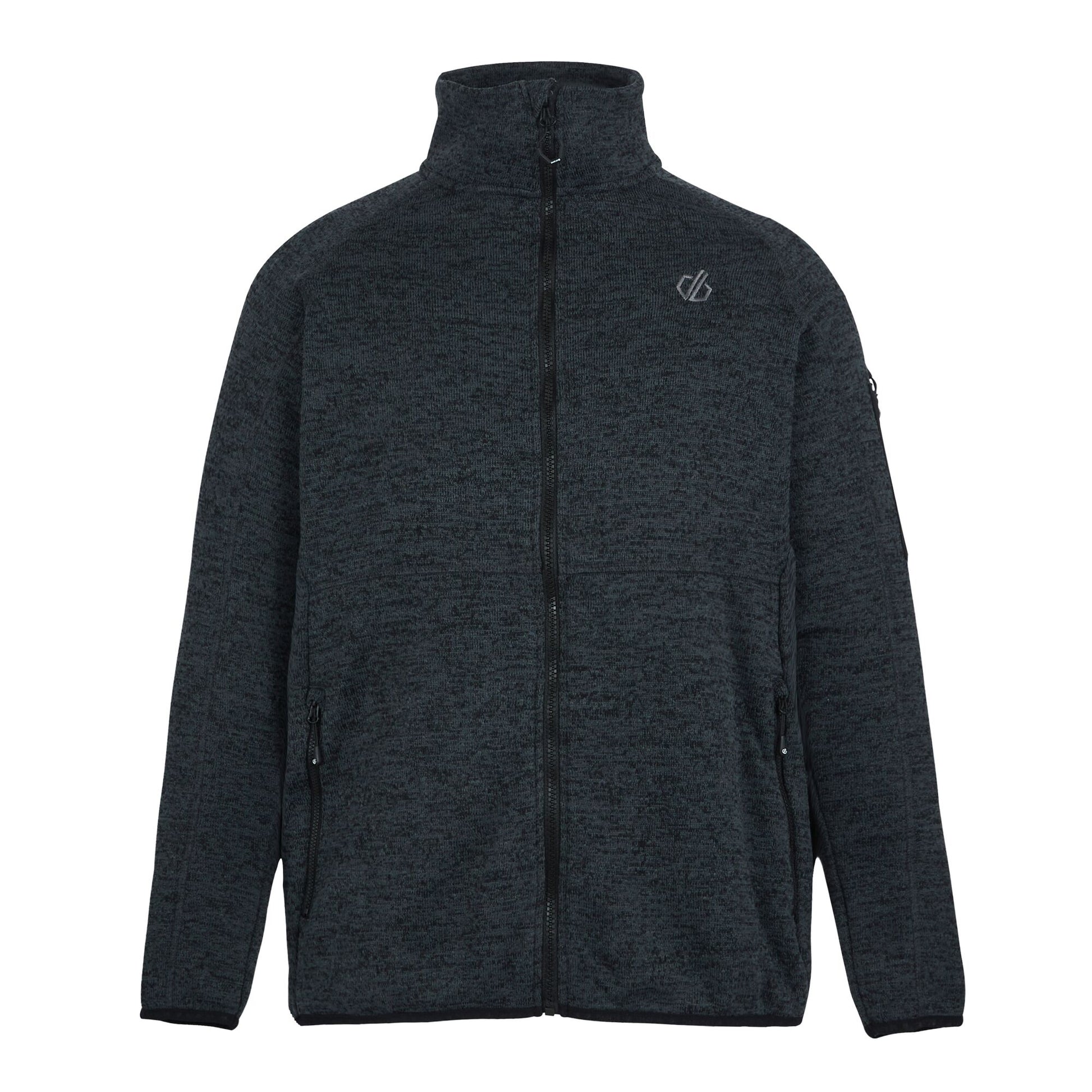 Black-Black - Front - Dare 2B Mens Torrek Mountain Series Thermal Fleece Jacket