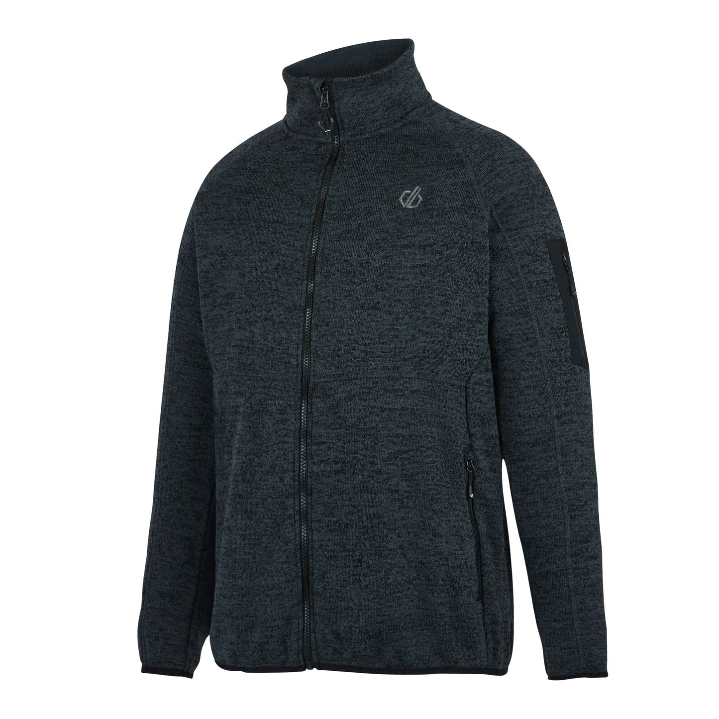 Black-Black - Side - Dare 2B Mens Torrek Mountain Series Thermal Fleece Jacket