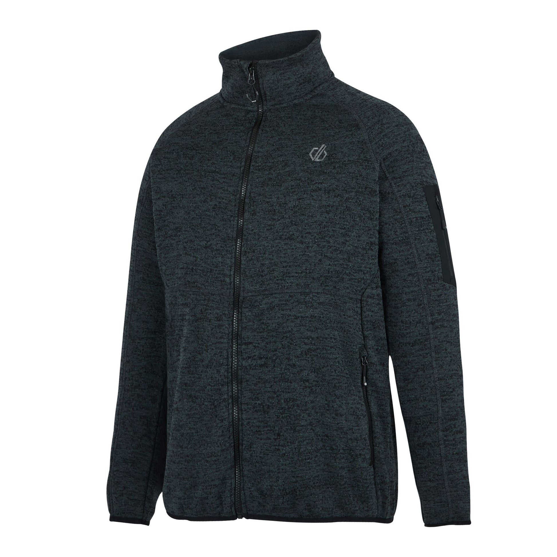 Black-Black - Side - Dare 2B Mens Torrek Mountain Series Thermal Fleece Jacket