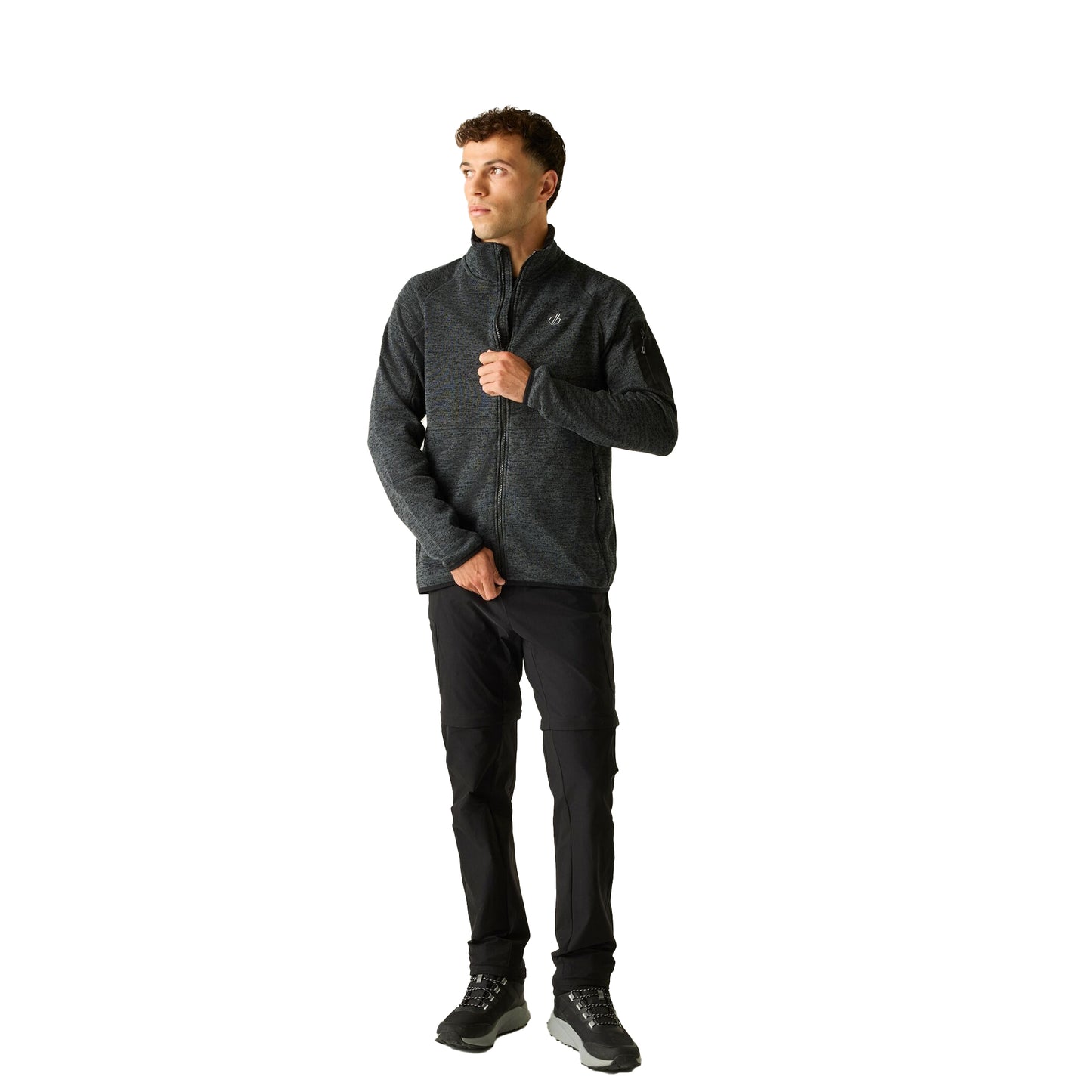 Black-Black - Lifestyle - Dare 2B Mens Torrek Mountain Series Thermal Fleece Jacket